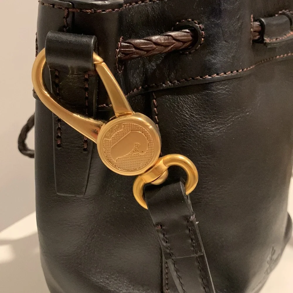 💕Dooney & Bourke Florentine Leather Small Bucketbag - Picture 7 of 7
